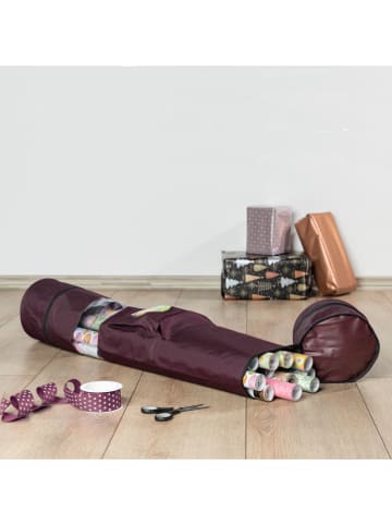 Hollybell Cadeaupapier-organizer auberginekleurig - (H)94 x Ø 17 cm