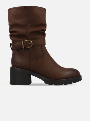 Wrangler Botki "Ashley" w kolorze brązowym