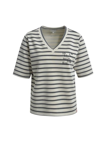 Milano Italy Shirt in Beige/ Schwarz