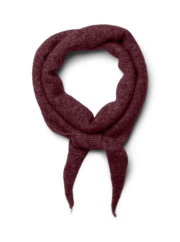 Pieces Sjaal "Minna" met kasjmier bordeaux - (L)125 x (B)15 cm
