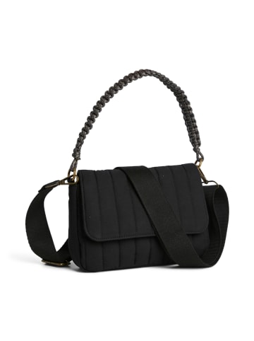 Pieces Henkeltasche "Oline" in Schwarz - (B)22 x (H)16,5 x (T)5 cm