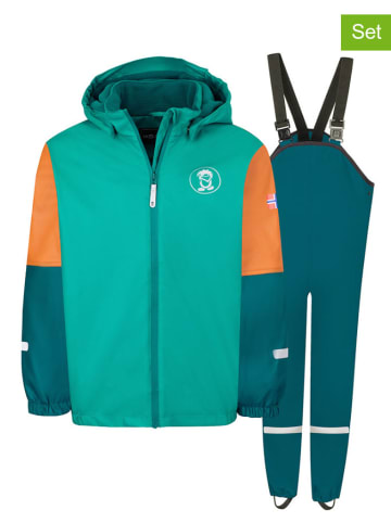 Trollkids 2tlg. Regenoutfit "Odda" in Grün