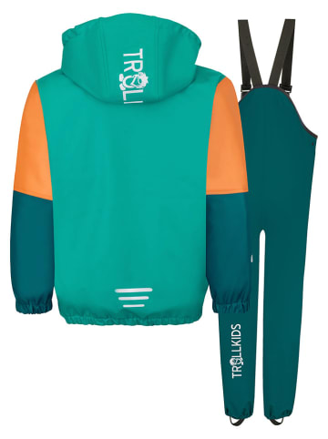 Trollkids 2tlg. Regenoutfit "Odda" in Grün