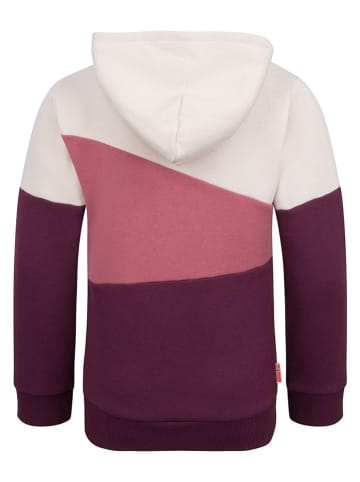 Trollkids Bluza "Alesund" w kolorze fioletowo-kremowym