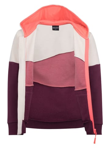 Trollkids Sweatvest "Alesund" paars/crème