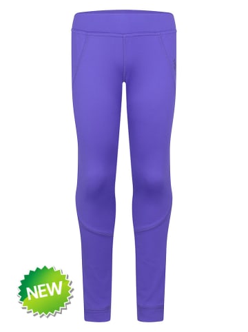 Trollkids Legginsy termiczne "Rondane" w kolorze niebieskim