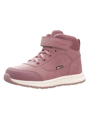 Trollkids Leder-Wanderboots "Stavanger Mid Cut XT" in Rosa