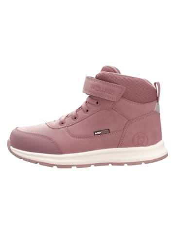 Trollkids Leder-Wanderboots "Stavanger Mid Cut XT" in Rosa