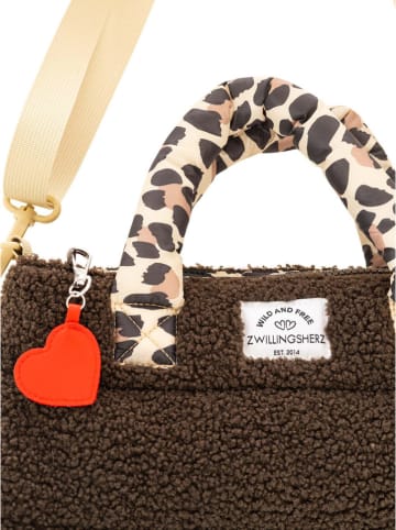 Zwillingsherz Torebka "Teddy Leo Classic" w kolorze brązowym - 29 x 20 x 7 cm