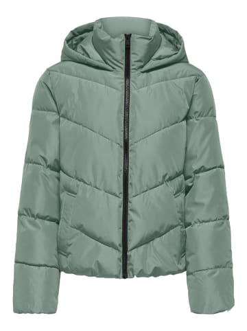 Winterjas lichtgroen