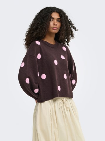 Sweter w kolorze brązowym