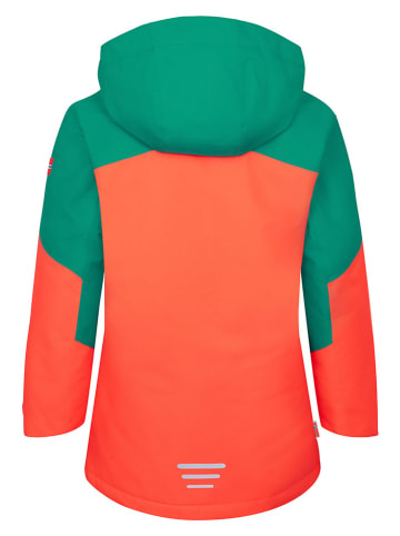 Trollkids Ski-/snowboardjas "Kongsberg" groen/oranje