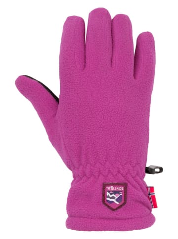 Trollkids Fleece-Handschuhe "Eikedalen" in Beere