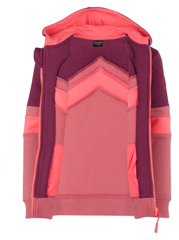 Trollkids Sweatjacke "Flekkefjord" in Rosa/ Lila