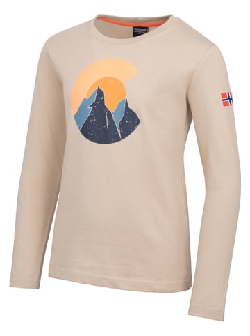 Trollkids Longsleeve "Halsafjord" in Beige