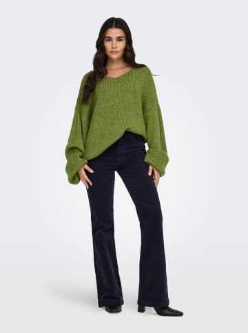 JDY Sweter w kolorze oliwkowym