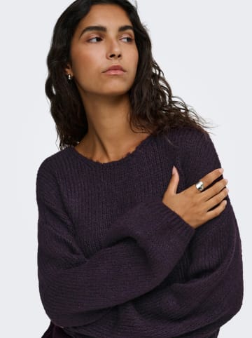 JDY Pullover in Aubergine
