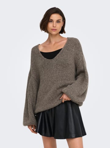 JDY Pullover in Taupe