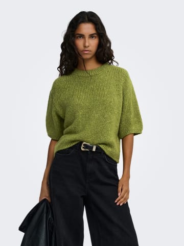 JDY Sweter w kolorze oliwkowym