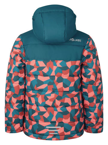 Trollkids Ski-/ Snowboardjacke "Hemsedal" in Türkis