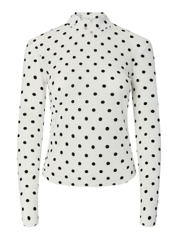 Pieces Longsleeve wit/zwart