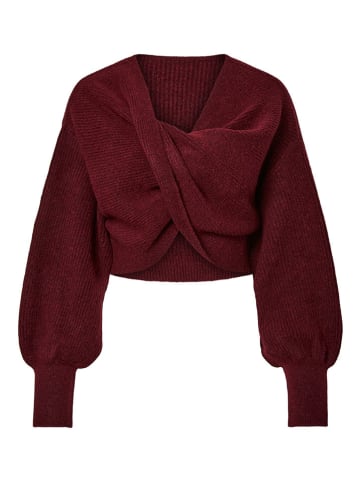 Sweter w kolorze bordowym