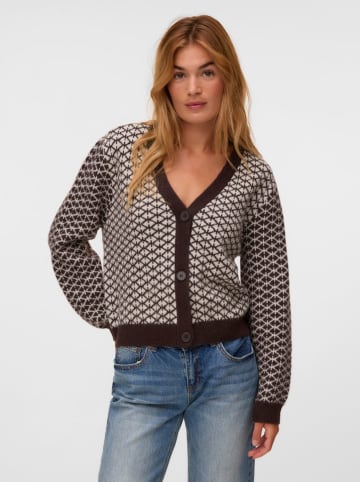 Vero Moda Cardigan in Braun/ Creme