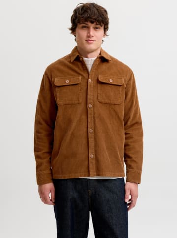 Jack & Jones Cordhemd - Regular fit - in Hellbraun