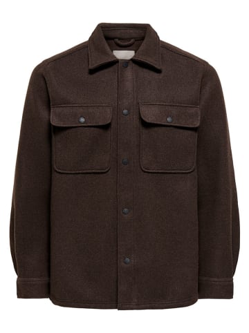 ONLY & SONS Blousejas "Ash" bruin
