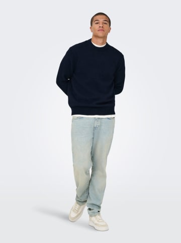 ONLY & SONS Trui "James" donkerblauw