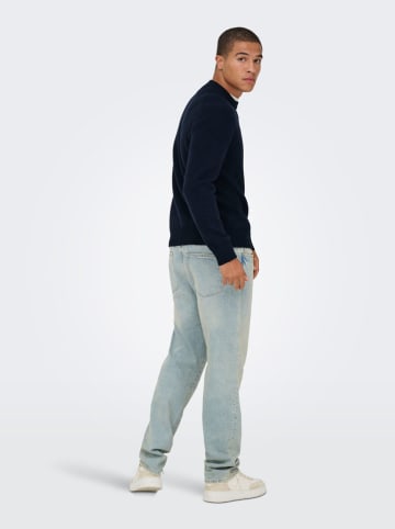 ONLY & SONS Trui "James" donkerblauw