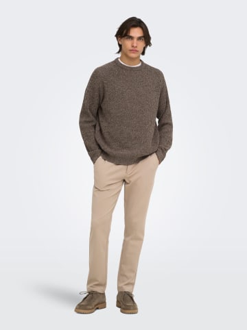 ONLY & SONS Trui "Join" bruin