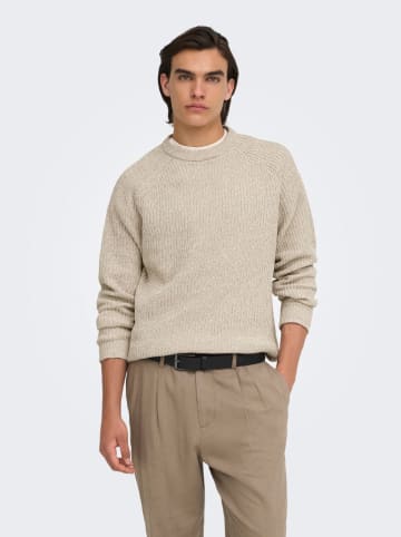 ONLY & SONS Pullover "Join" in Beige