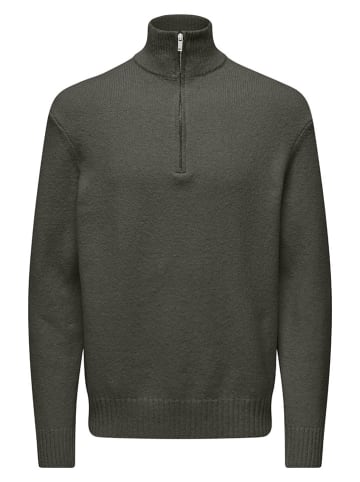 ONLY & SONS Trui "James" donkergrijs