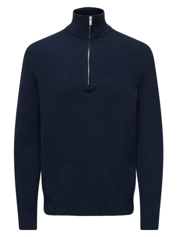 ONLY & SONS Trui "James" donkerblauw