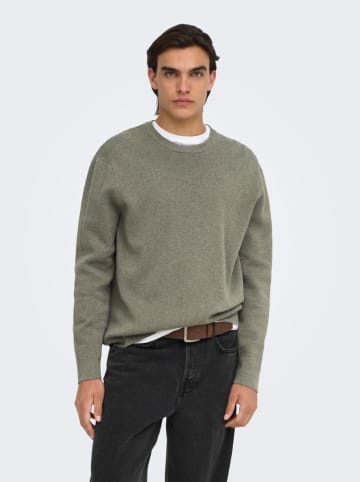 ONLY & SONS Trui "Sting" kaki