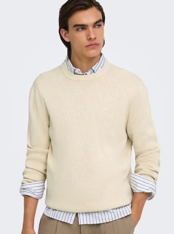 ONLY & SONS Trui "Sting" crème