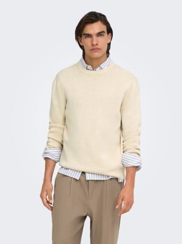 ONLY & SONS Trui "Sting" crème