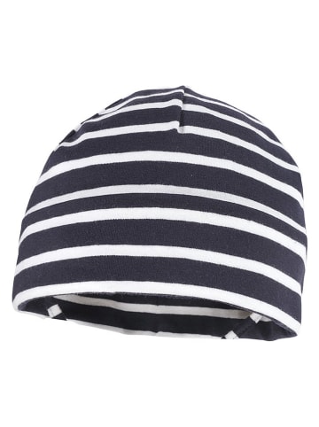MaxiMo Czapka beanie w kolorze granatowo-białym