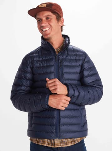 Marmot Doorgestikte jas "Highlander" donkerblauw