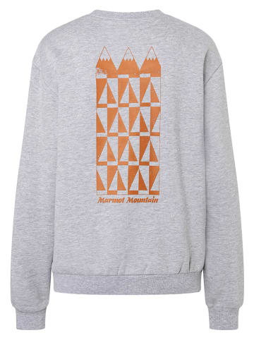 Marmot Sweatshirt "Mountain Geo" grijs