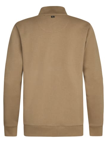 Petrol Industries Sweatjacke in Beige