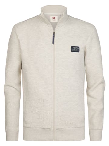 Petrol Industries Sweatjacke in Creme