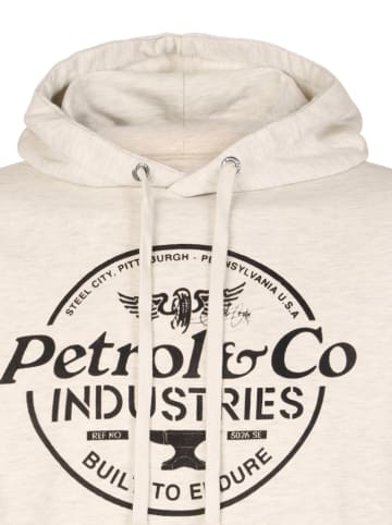 Petrol Industries Hoodie in Creme