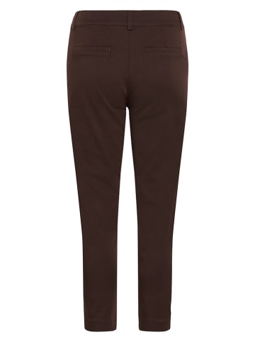 Kaffe Spodnie chino w kolorze brązowym