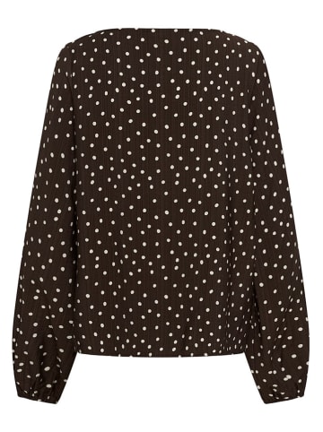 Kaffe Bluse in Braun