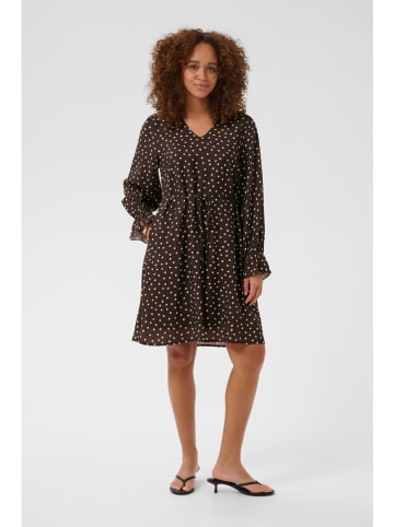 Kaffe Kleid in Braun