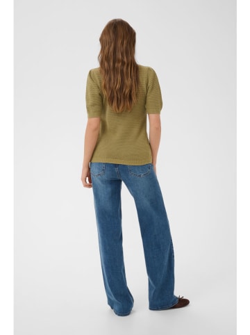 Kaffe Pullover in Oliv