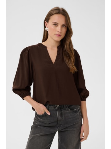 Kaffe Bluse in Braun
