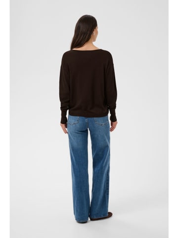 Kaffe Pullover in Braun